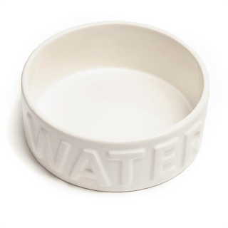 Park Life Designs Classic White Pet Bowl