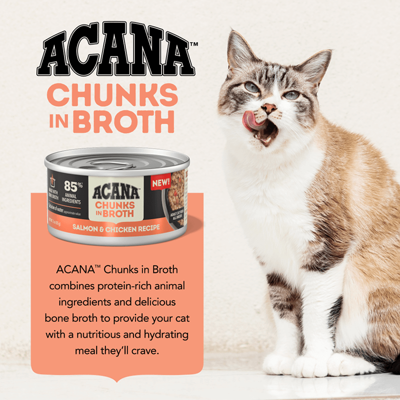 Acana Cat Chunks in Broth Salmon and Chicken