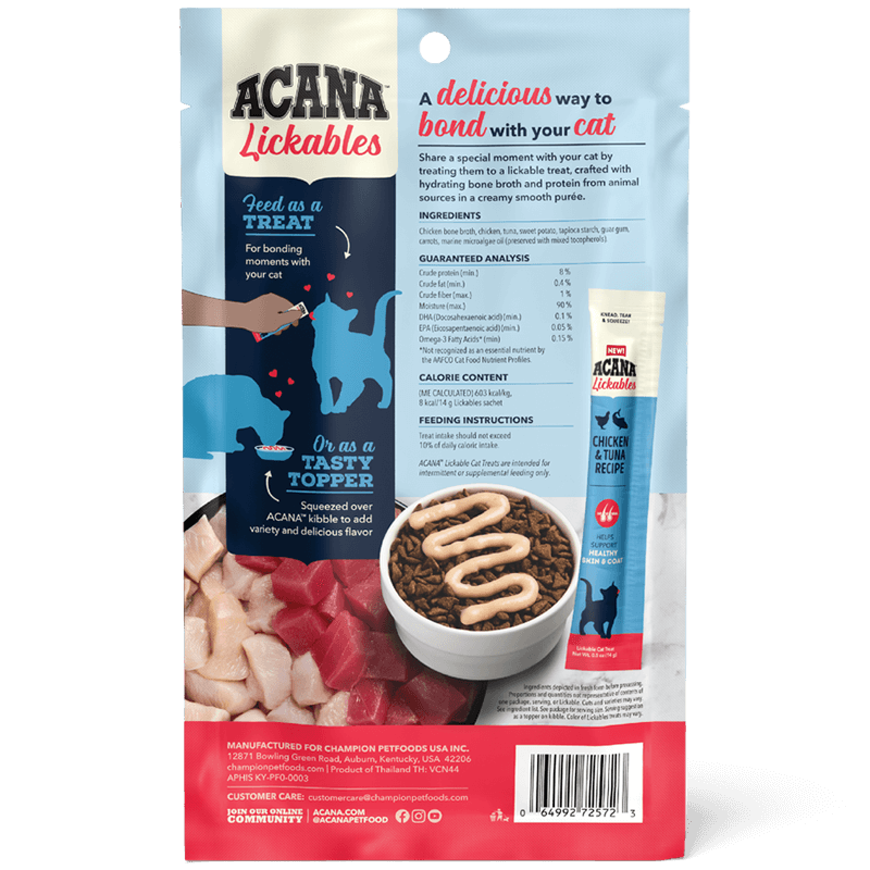 Acana Cat Lickables Chicken & Tuna