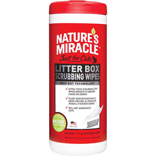Nature's Miracle Litter Box Scrubbing Wipes