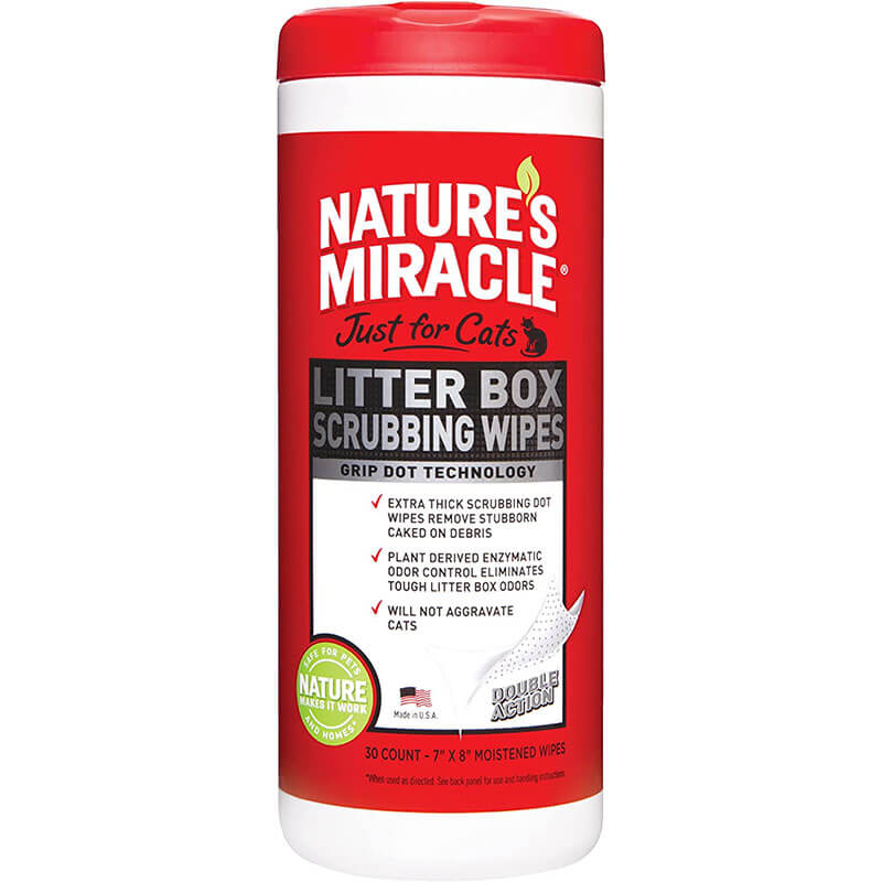 Nature's Miracle Litter Box Scrubbing Wipes