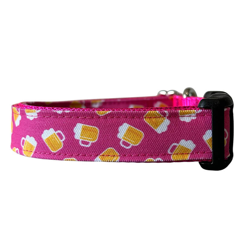 Sew Fetch Collar Pink Beer