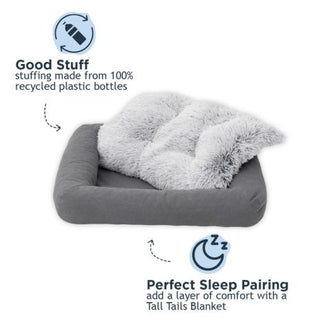 Tall Tails All-In-One Dog Bed Grey