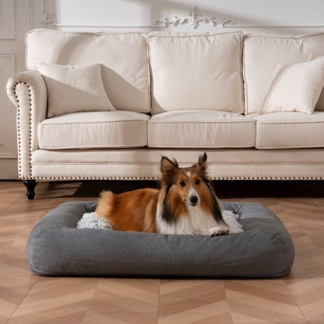 Tall Tails All-In-One Dog Bed Grey