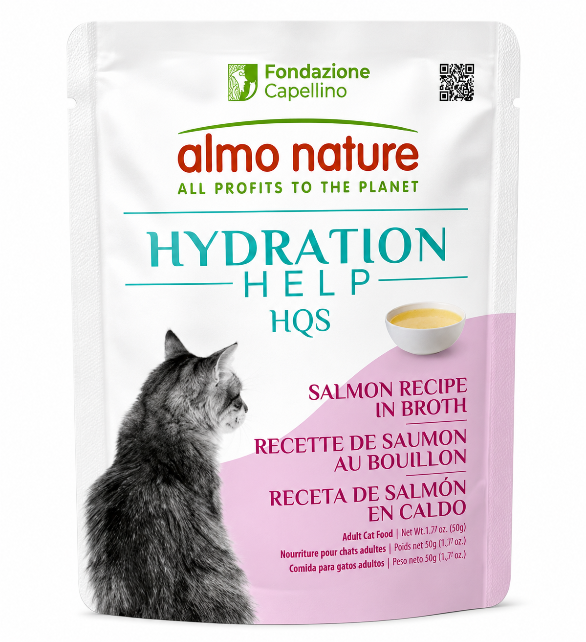 Almo Nature Hydration Help Salmon in Broth