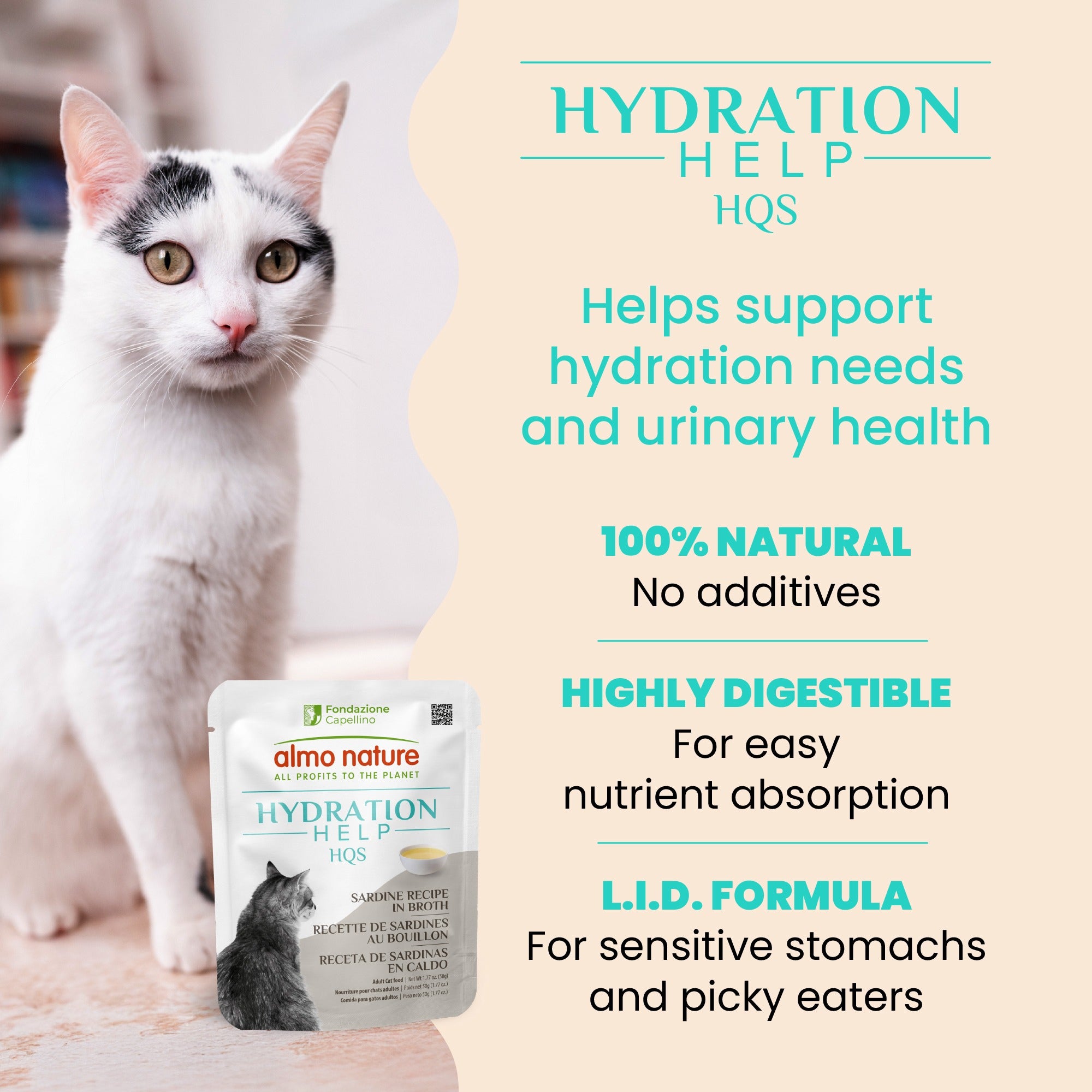 Almo Nature Hydration Help Sardine in Broth