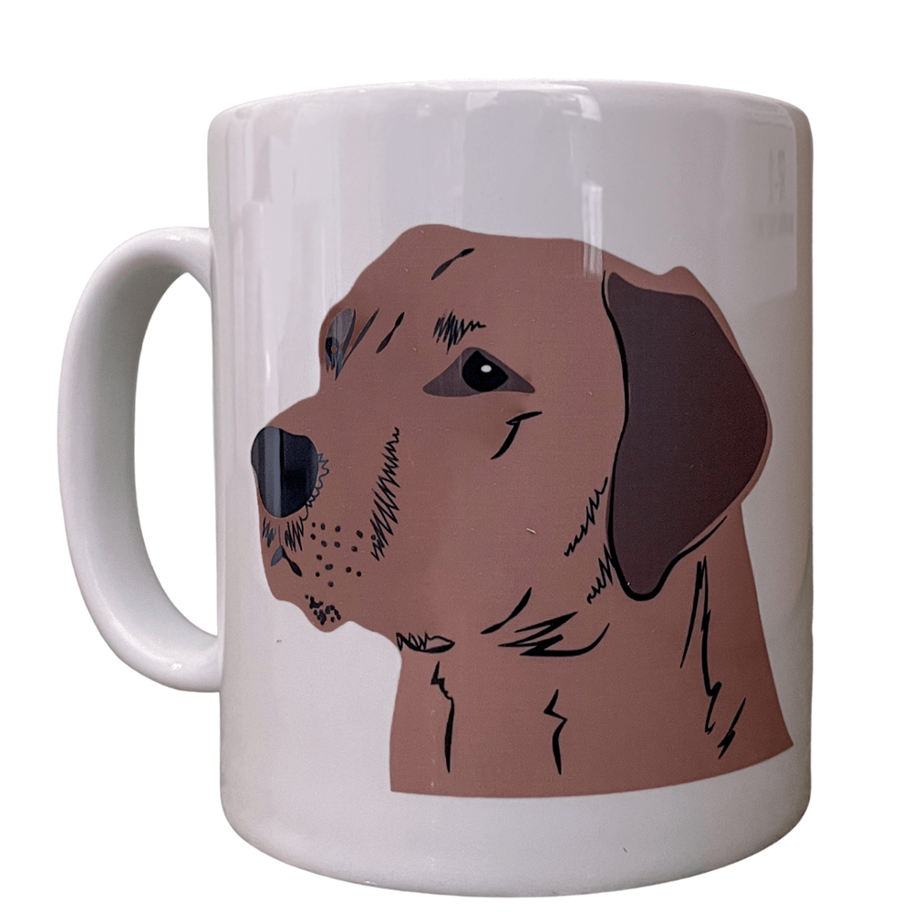 Dog Breed Portrait Mug Brown Labrador