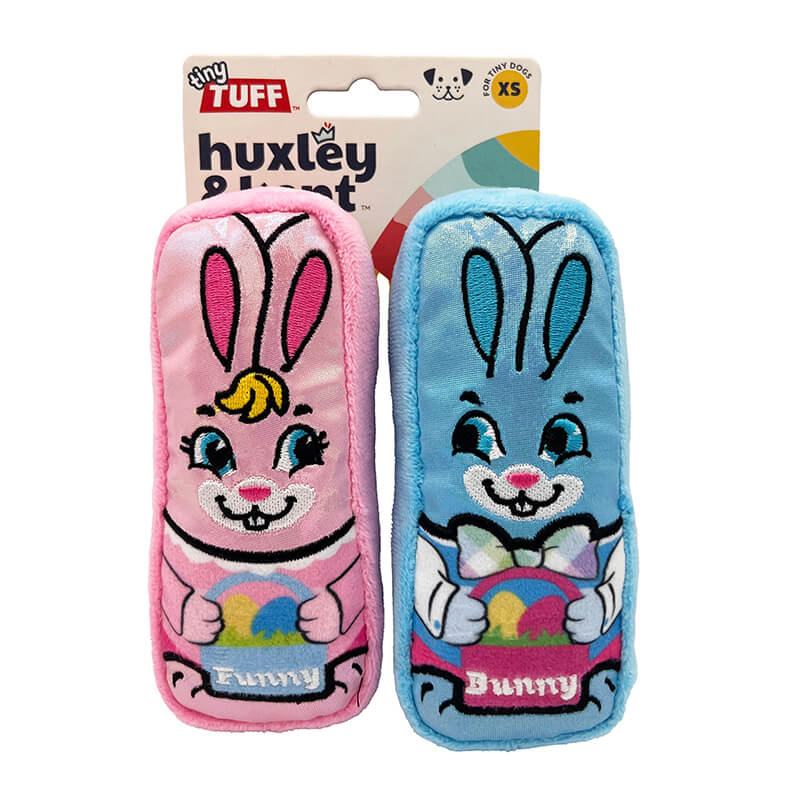 Huxley & Kent Tiny Tuff Funny Bunnies 2pk