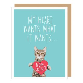 Apartment 2 Cards Valentines Day Card - Meowentine