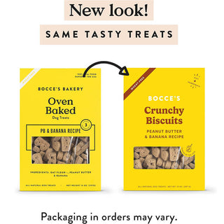 Bocce's Crunchy Biscuits Peanut Butter & Banana
