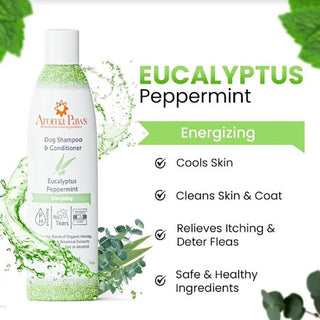 Aroma Paws Eucalyptus Peppermint Shampoo - Energizing Formula