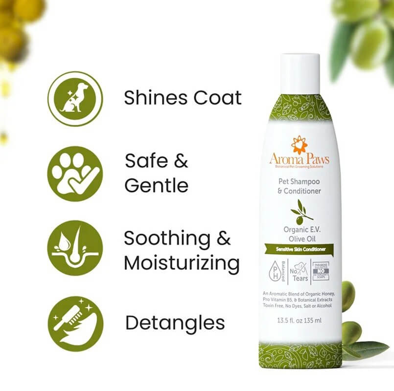 Aroma Paws Organic Olive Oil Shampoo & Conditioner