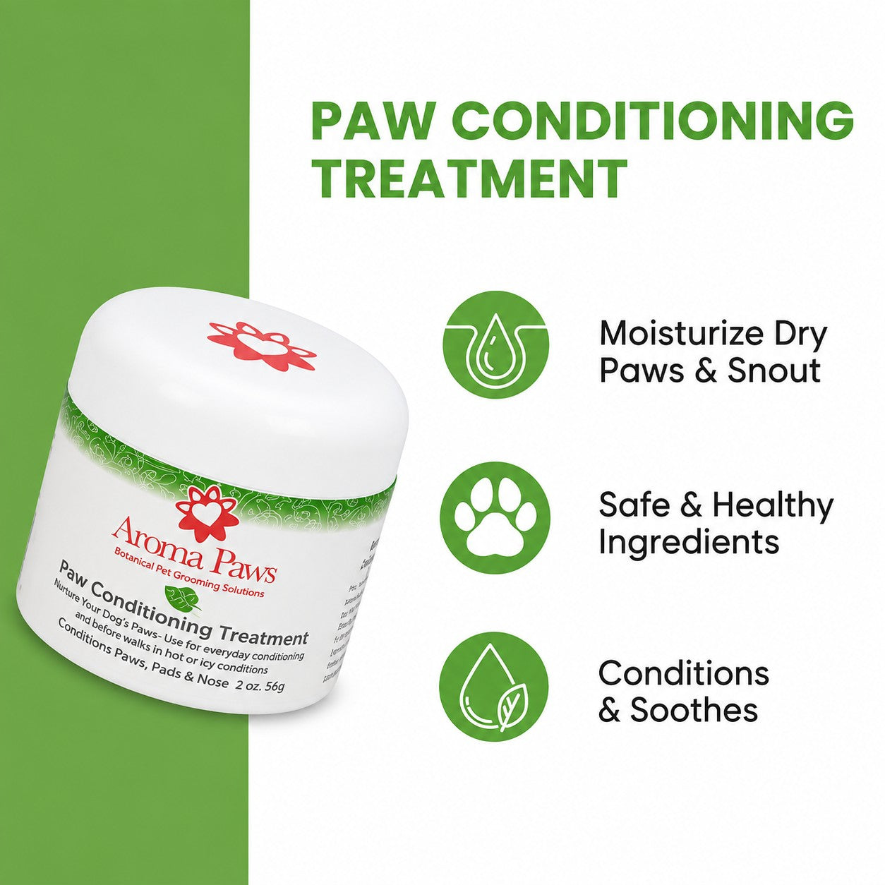 Aroma Paws Paw Conditioning Treatment – Paw, Pad & Snout Conditioner, 2 oz
