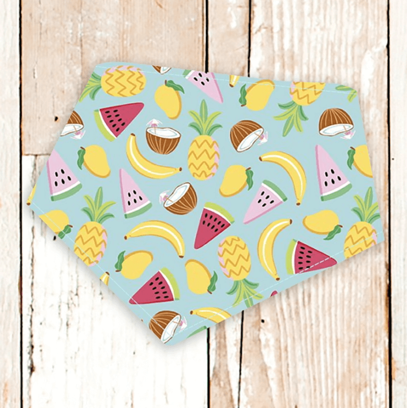 Bibby Bubby Bandana - Summer Fruit Blue