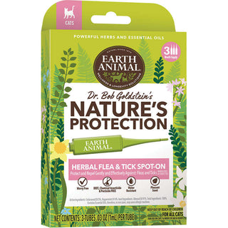 Earth Animal Feline Nature's Protection Spot on Flea & Tick
