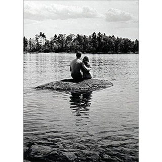 Avanti America Anniversary Card - Couple on Rock Lake Georgia