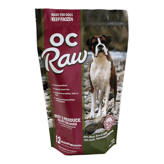 OC Raw Patties Beef & Produce