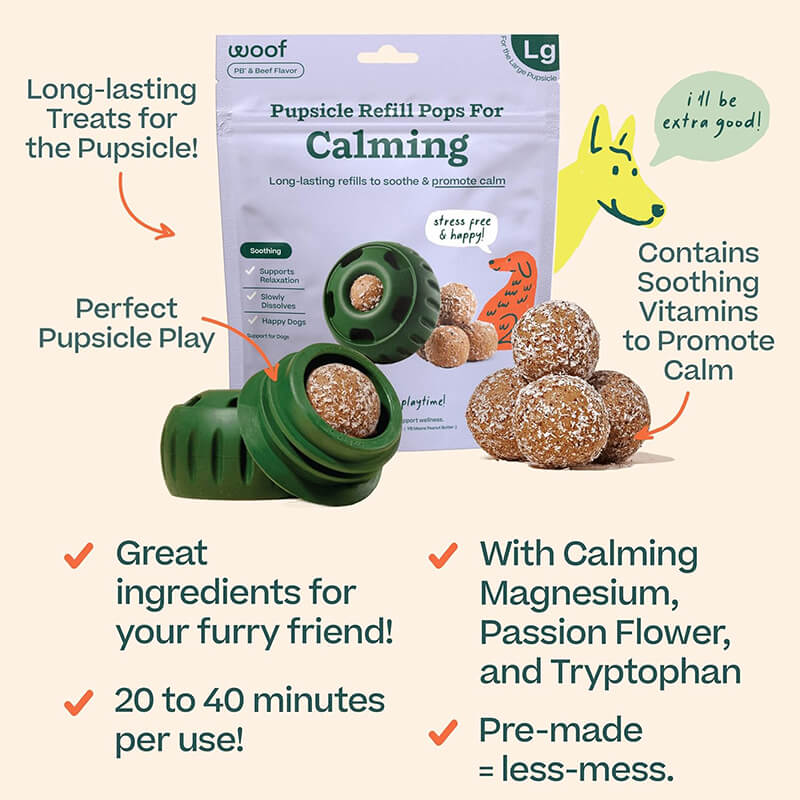 Woof Pupsicle Refill Pops Calming