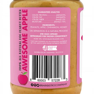 Bark Bistro Buddy Budder Awesome Apple