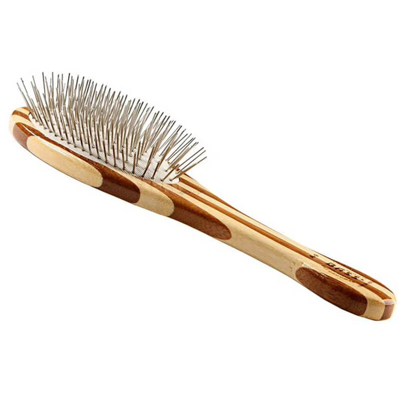 Bass Brushes - Style & Detangle Bamboo Handle Brush Wire Oval