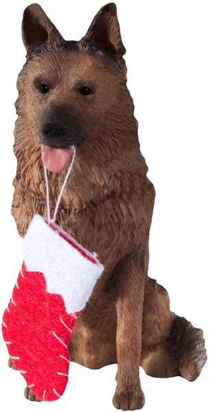 Sandicast Dog Ornament - German Shepherd