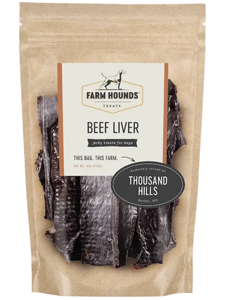 Farm Hounds 100% Dehydrated Beef Liver 4 oz
