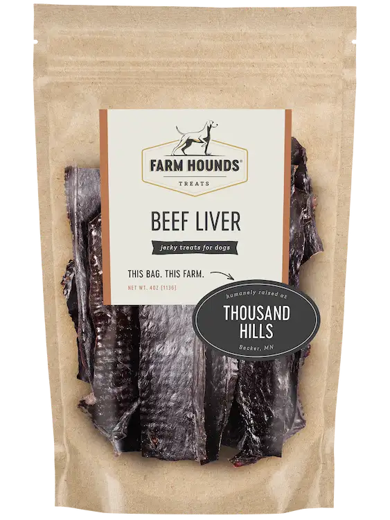 Farm Hounds 100% Dehydrated Beef Liver 4 oz