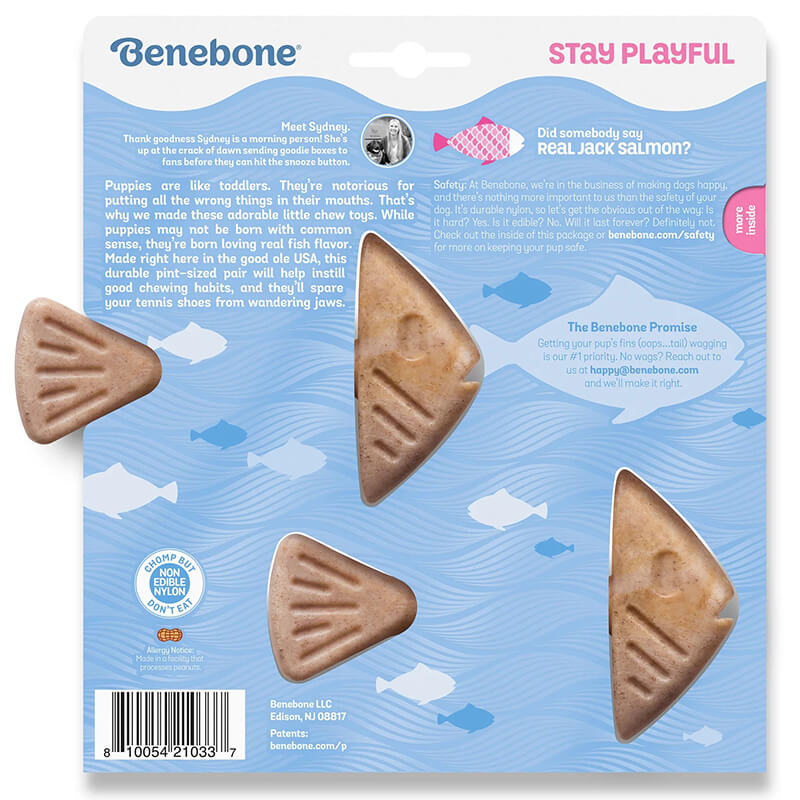Benebone Fishbone Puppy 2-Pack