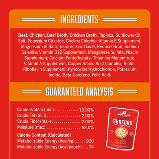 Stella & Chewy's Shredrs Chicken & Beef