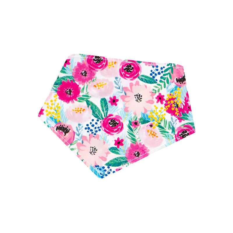 Bibby Bubby Bandana - Berry Floral
