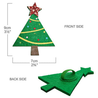 Blueberry Pet Holiday Christmas Tree & Snowman Collar with Christmas Tree Decor