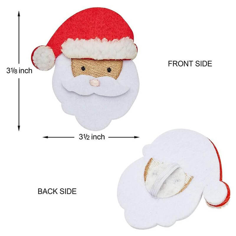 Blueberry Pet Holiday Santa Collar with Santa Decor