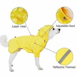 Blueberry Pet Reflective Raincoat