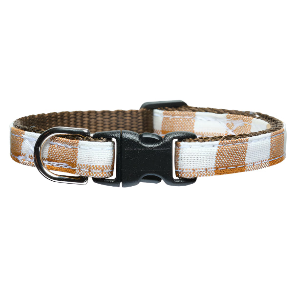 Sweet Pickles Designs Cat Collar - The All Checked Out