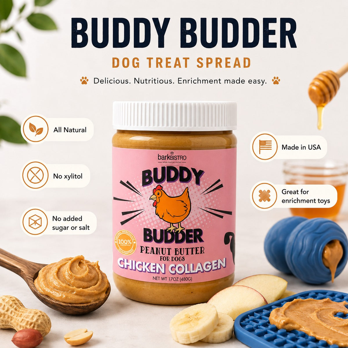 Bark Bistro Chicken Collagen Buddy Budder