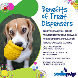 SodaPup Honey Pot Rubber Treat Dispenser