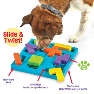Brightkins Brain Teaser Treat Puzzle Blue