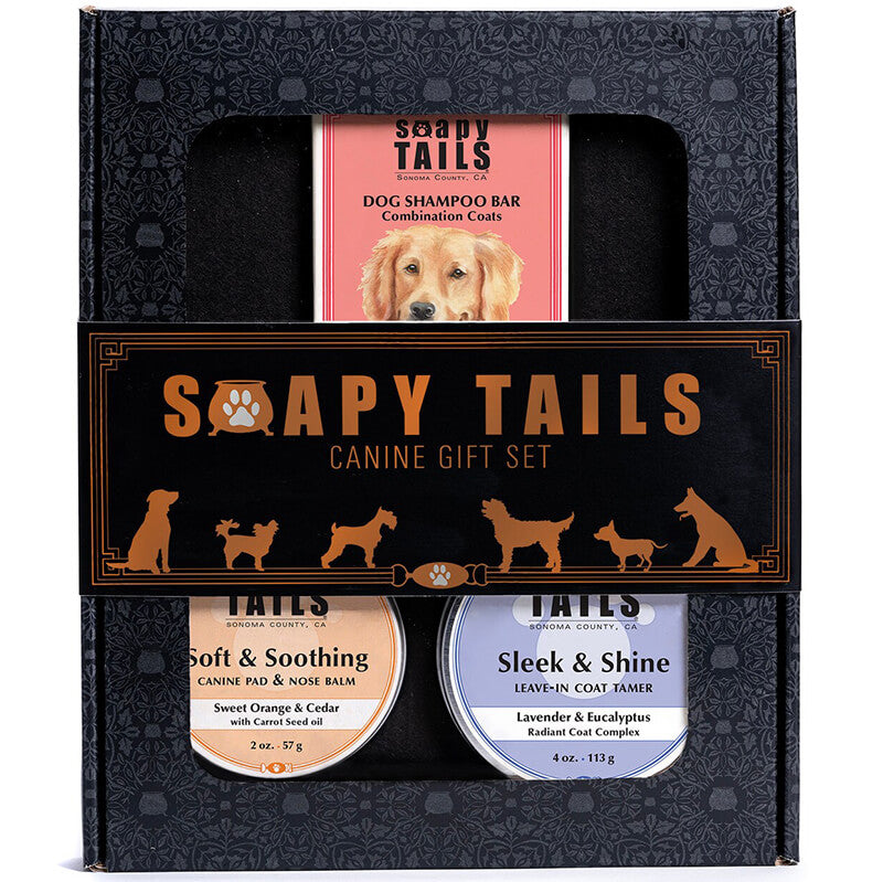 Soapy Tails Splash & Shine Gift Set for Combination Coats