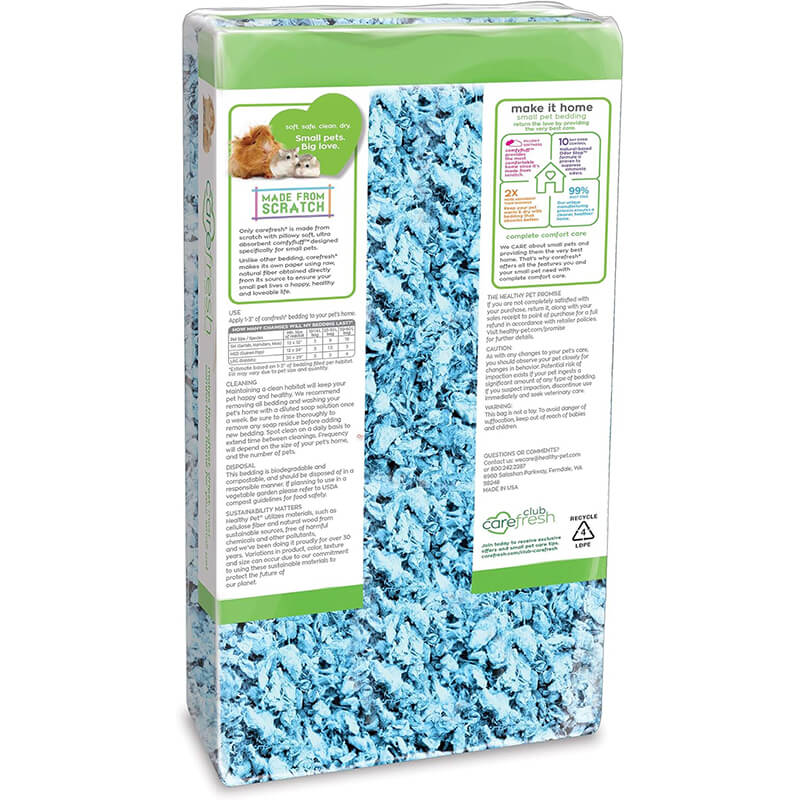 Carefresh Small Pet Bedding Blue 10L