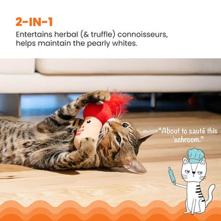 Catstages Mushroom Kicker Catnip Toy