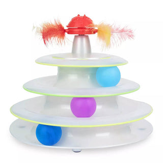 Catstages Tower of Track with Spinning Catnip Toy