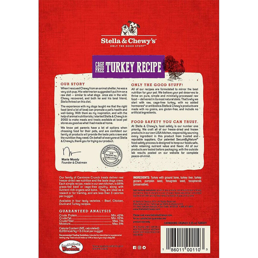 Stella & Chewys Carnivore Crunch Turkey