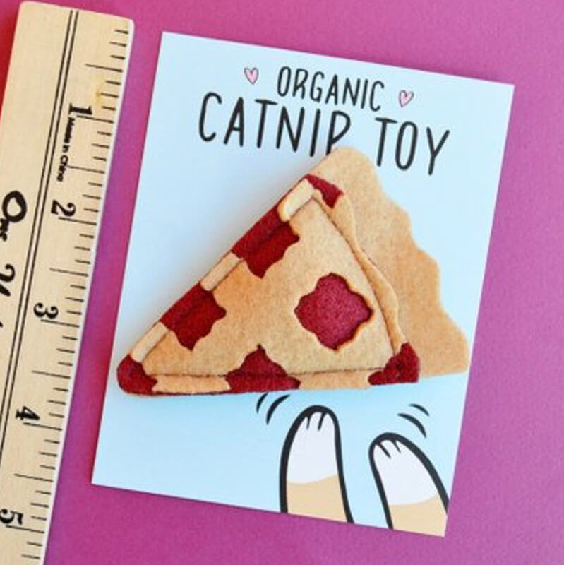 Housecat Club Catnip Cherry Pie Slice