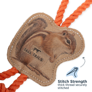 Tall Tails Leather Chipmunk Tug