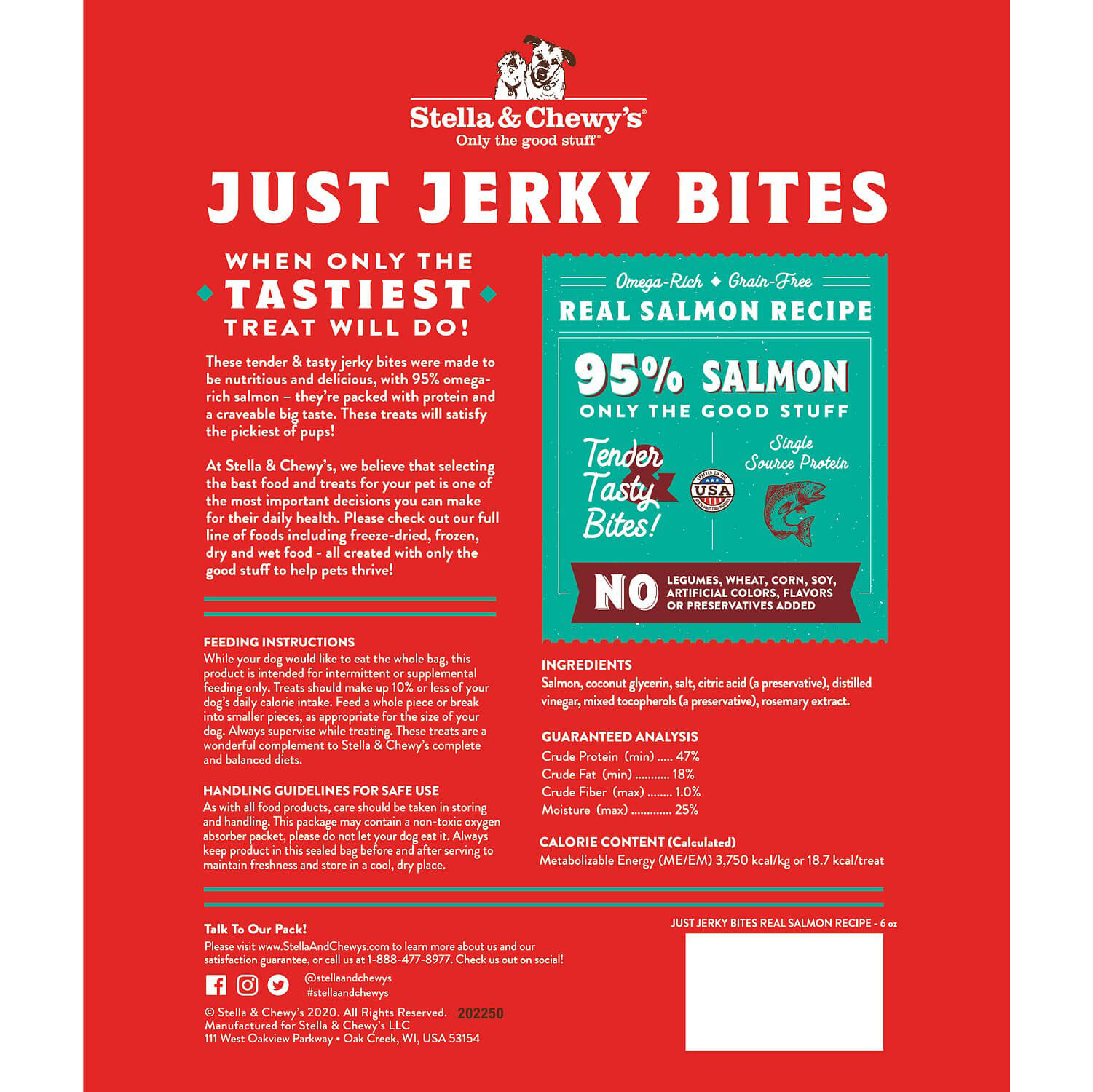 Stella & Chewy's Just Jerky Salmon