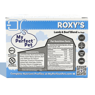 My Perfect Pet Roxy's Lamb & Beef 4lbs