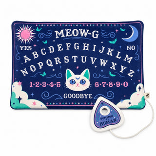 Crochet Kitty Halloween Spirit Board Catnip Mat