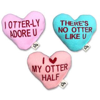 Crochet Kitty Otter with Convo Heart Twin Pack Cat Toys