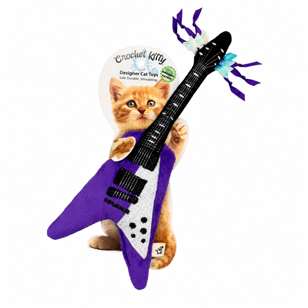 Crochet Kitty Guitar Kicker