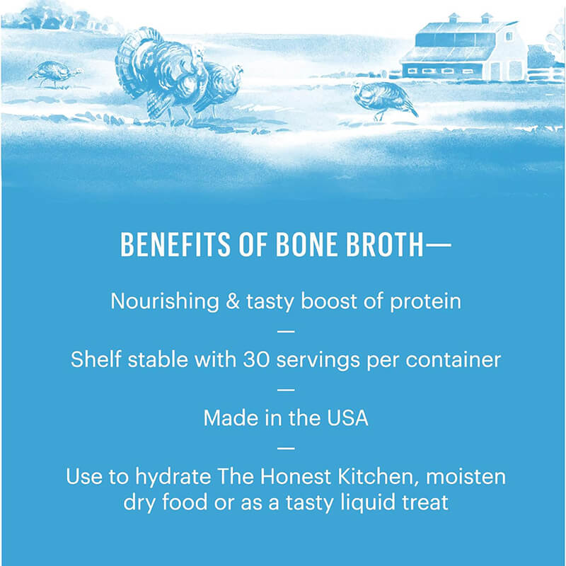Honest Kitchen Instant Bone Broth Turkey
